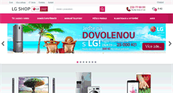 Desktop Screenshot of lgshop.cz